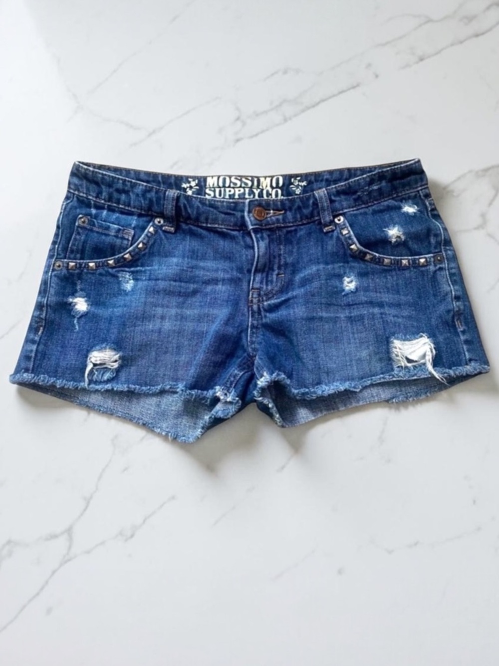 Mossimo Supply Co. Blue Jean Shorts